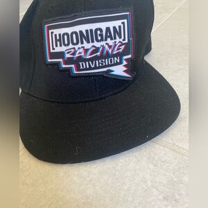 Hoonigan Racing Division Hat
Adjustable Sizing
Pennzoil logo embroidered on back